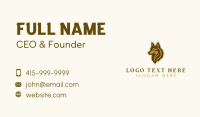 Wild Animal Wolf  Business Card Preview