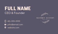 Brand Floral Wordmark Business Card Image Preview