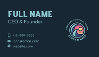 Surfing Sea Wave Business Card Image Preview