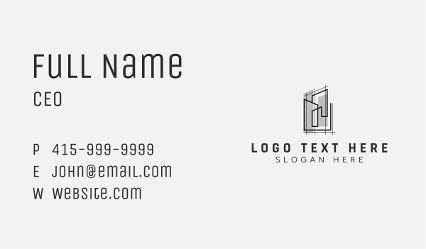 Building Architectural Construction Business Card Design Image Preview