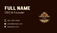 Crown Elegant Crest Business Card Image Preview