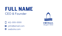 Blue Wave  Business Card Image Preview