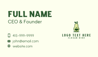 Avocado Coffee Shop Business Card Design