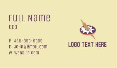 Donut Rolling Pin  Business Card