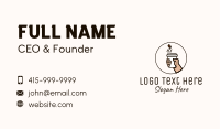 Hot Espresso Cup Business Card Image Preview