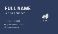 Gray Dog Pet Shop Business Card Image Preview