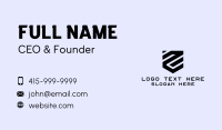 Startup Geometric Shield Business Card Image Preview