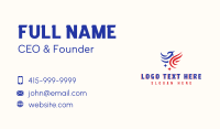 American Patriotic Eagle Business Card Preview