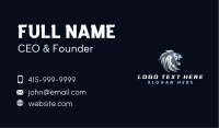 Lion Feline Hunting Business Card Image Preview