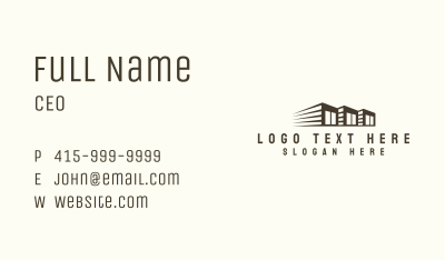 Storage Warehouse Logistics Business Card Image Preview