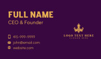 King Royalty Crown Business Card Design