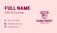 Noodle House Temple Business Card Design