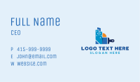 Paint Brush Building Renovation Business Card Image Preview