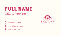 Roof Construction Builder Business Card Design