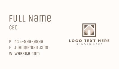 Home Tile Floor Business Card Image Preview