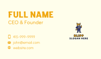 Jackal Businessman Mascot Business Card Image Preview