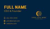 Gold Moon Telecommunication  Business Card Design