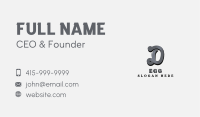 Clothing Apparel Brand Letter D Business Card Image Preview