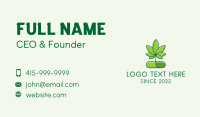 Marijuana Medical Pill  Business Card Image Preview