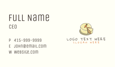 Carrot Cake Dessert Business Card Image Preview