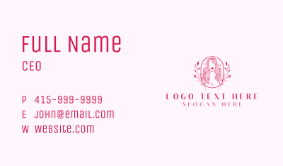 Lady Lips Beauty Business Card Image Preview