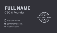 Barber Studio Shop Business Card Image Preview
