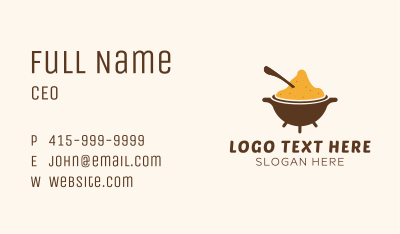 Turmeric Natural Spices Business Card