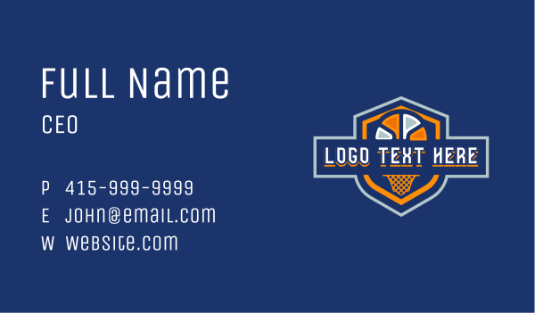 Basketball Championship League Business Card Design Image Preview