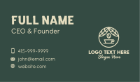 Organic Coffee Badge Business Card Image Preview