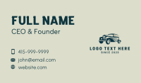 Vintage Car Restoration Business Card Image Preview