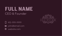 Flower Styling Boutique Business Card Design