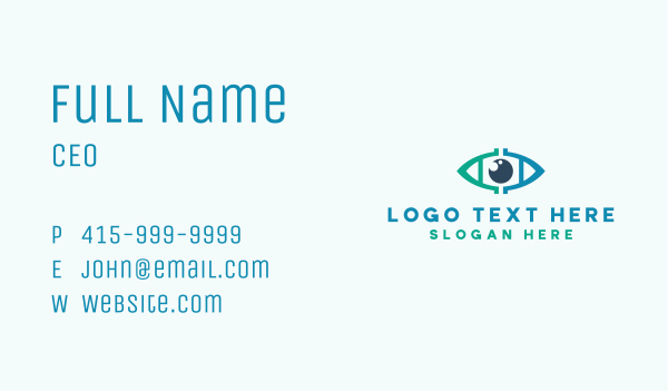 Eye CCTV Letter A Business Card Design Image Preview