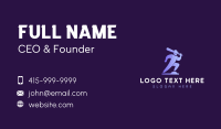 Sports Athlete Baseball Business Card Preview