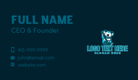 Blue Koala Mascot Business Card Preview