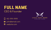 Halo Angel Wings Business Card Design