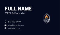 Industrial Fire Ice Energy Business Card Image Preview