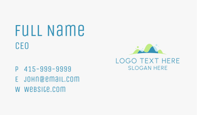 Abstract Digital Wave Business Card Image Preview