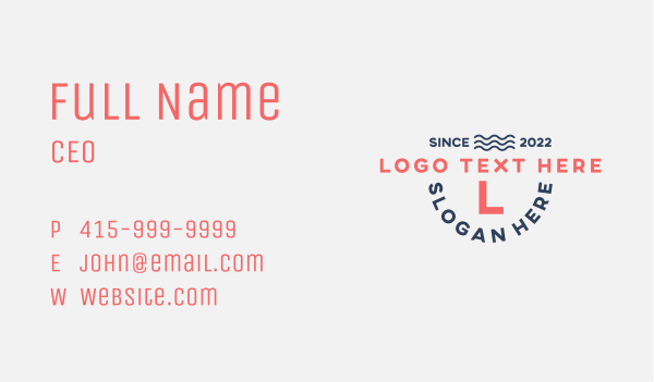 Creative Freestyle Letter Business Card Design Image Preview