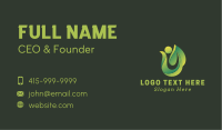 3D Leaf Landscaping Business Card Image Preview