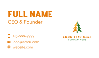 Natural Pine Tree Energy Business Card Image Preview