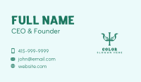Natural Wellness Therapy Business Card Design