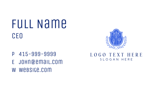 Law Justice Seal Business Card Design Image Preview