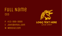 Unicorn Horse Character  Business Card Image Preview
