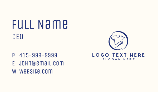 Tshirt Needle Stitching Business Card Design Image Preview