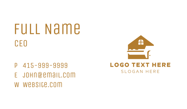 Brown House Key Business Card Design Image Preview