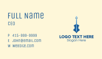 Modern Blue Violin Business Card Image Preview