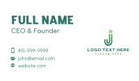 Tech Monogram Letter J Business Card Image Preview