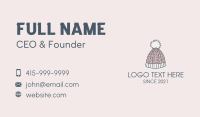 Knit Winter Hat Business Card Preview