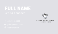 Smiling Scary Ghost Business Card Design