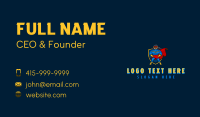 Superhero Woman Savior Business Card Preview